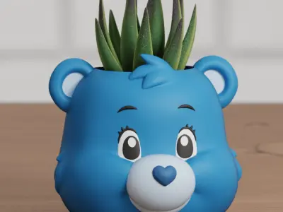 Care Bears 80s Planter Retro Pen Holder 3D print model