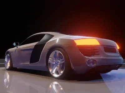 Audi R8 Sports Car  3D model