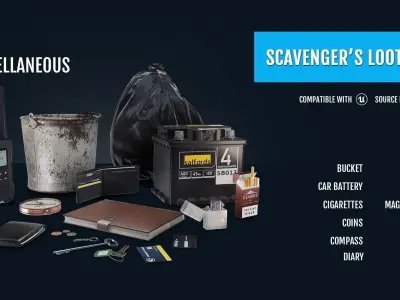 Scavengers Loot Pack - Complete Pack Low-poly 3D model