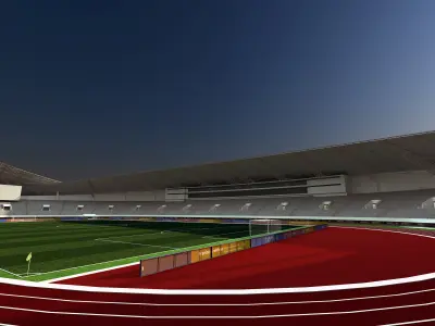 Football Soccer stadium  3D model