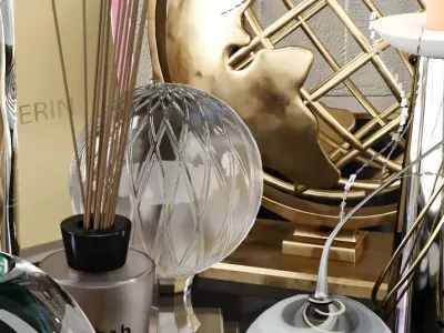 Set of luxury decor 23 3D model