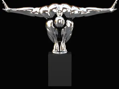 Decorative sculpture Athlete  3D model