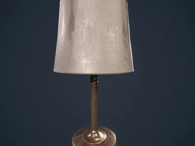 Table Lamp Antique HDRP  Low-poly 3D model