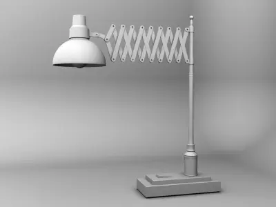 Study Table Lamp 3D model