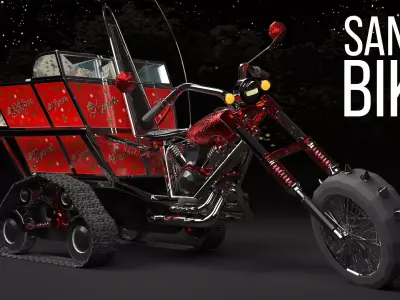 eSanta Bike 3D model