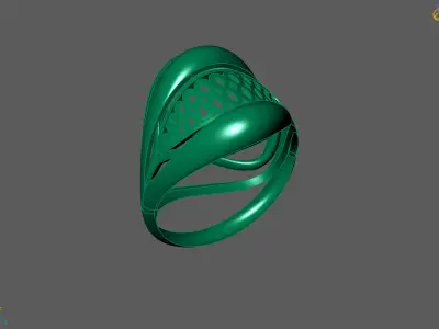 Plain Ring Women Ready STL 3DM Models Womens Rings 3D models 3D print model 37