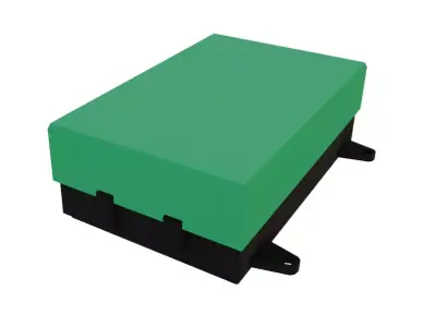 Basic Fuse Box Low-poly 3D model