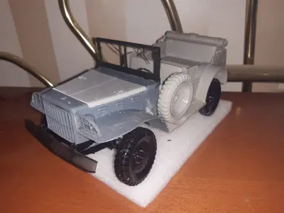 Dodge WC 56 command car scale model 1 16 3D print model
