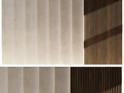 Wall 3D panel 04 3D model