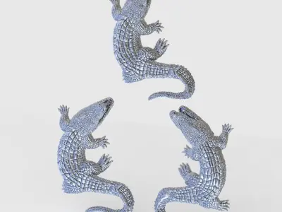 Earring and Pendant Set 3D printable model 0131 3D Model Pack