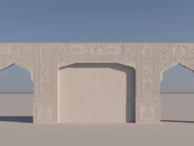 Indian Wall 3D model