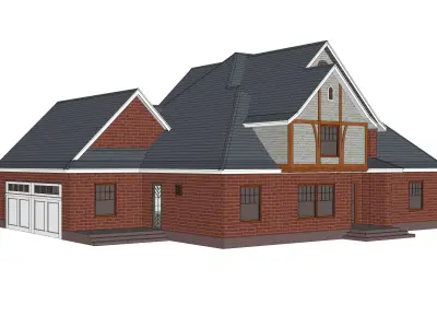 Mediterranean Style House-02 -Archimple LLC 3D model