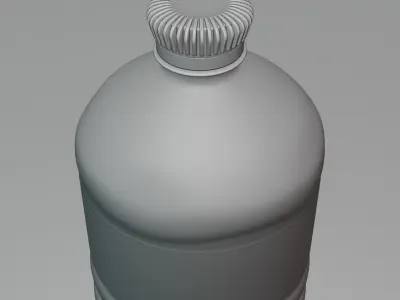 Mineral Water Voeslauer Low-poly 3D model