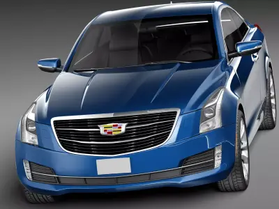 Cadillac ATS Coupe CG 2015 3D model