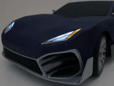 Sport car body  3D print model