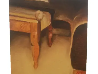 Canvas - Table Low-poly 3D model