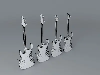 Kramer focus 6000 guitar Free 3D model