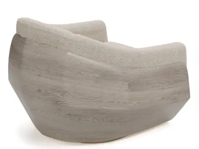 The Grade Newyork custom Shell club chair 3D model