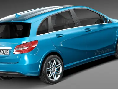 Mercedes-Benz B-class Electric Drive 2015 3D model