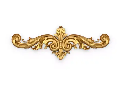 carved classic decorative ornament cnc 3d printing stl 61 3D model