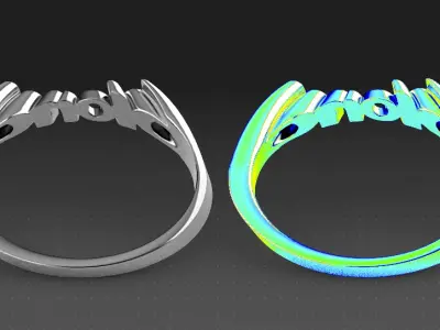 Frank Ocean Blonde Ring 3D print model