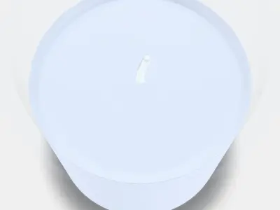 ADLAD Scented candle in glass Low-poly 3D model