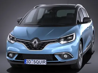 Renault Grand Scenic 2017 3D model