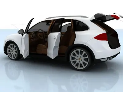 Porsche Cayenne 958 2010 3D model