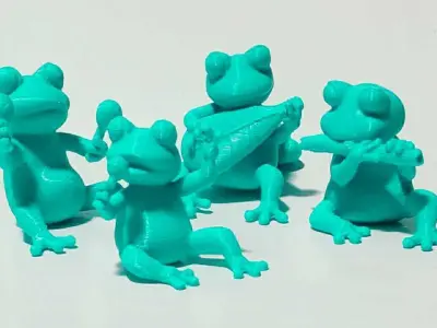 Frog Band 3D print model