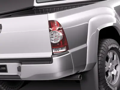 Toyota Tacoma Access Cab 2012 3D Model 3D model