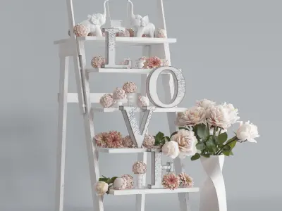 Wedding decor 3D model