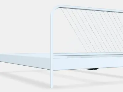 NESTTUN Bed frame 2 Low-poly 3D model