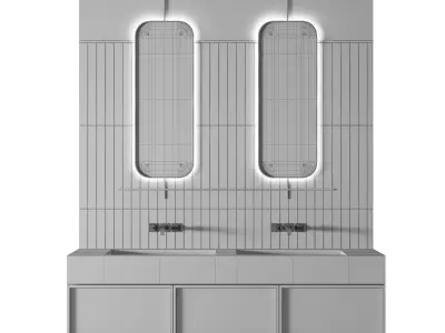 Luxury Bathroom 141 3D model