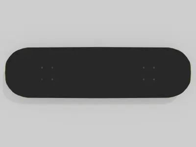 skateboard Low-poly 3D model order