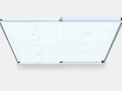 BERGSBO Pair of sliding doors Low-poly 3D model