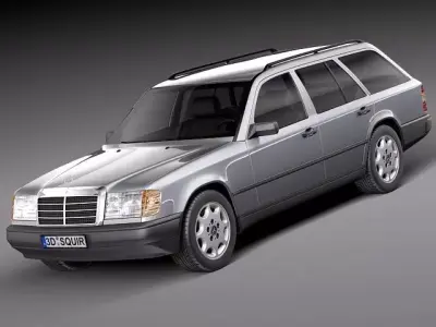 Mercedes-Benz E-class W124 Kombi 3D model