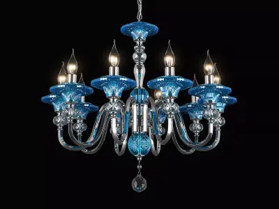 699104 Azzurro Osgona Chandelier 3D model