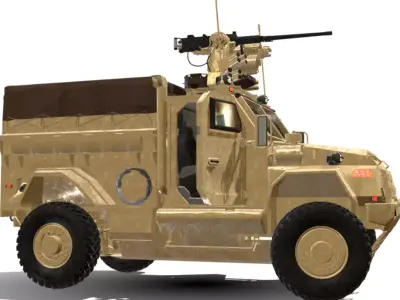 MXT CARGO 4X4  Low-poly 3D model