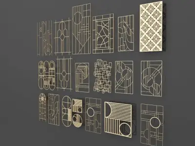 CNC Decorative Panel  3D model