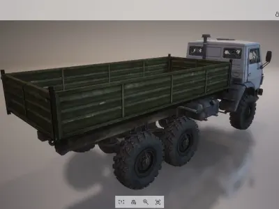 Vehicle - Truck 03 Low-poly 3D model