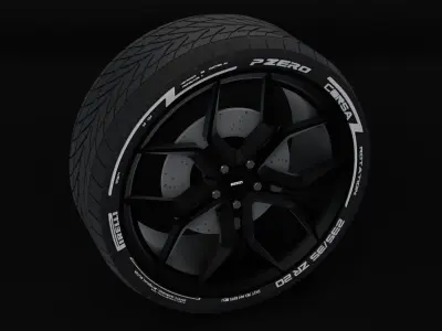 alloy wheel 3D model buy