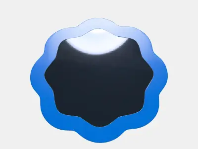 PRUNKHALLON Mirror Low-poly 3D model