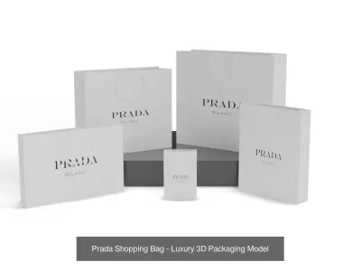 Luxury Shopping Bag Collection - 3D Brand Packaging Pack - Vol 1