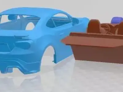 Toyota GT86 TRD 2014 Printable Car 3D print model