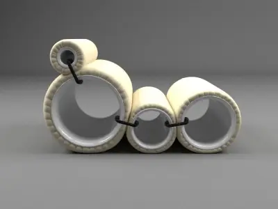 tube chair 3D model