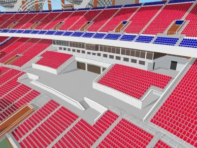 Biggest stadium in the world - Rungrado 1st of May 3D model