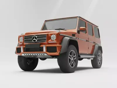 Mercedes-Benz G-Class G-Wagon 4x4 Low-poly 3D model