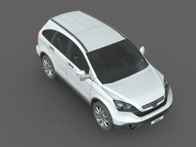 Honda CRV 2010 Low-poly 3D model