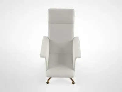 Brunnet Finasoft Conference Chair 3D model