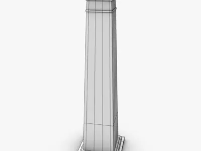 Basic Column Free 3D model